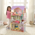 Casuta pentru papusi Poppy Dollhouse KidKraft din lemn de joaca pentru copii Casuta pentru papusi Poppy Dollhouse KidKraft din lemn de joaca pentru copii
